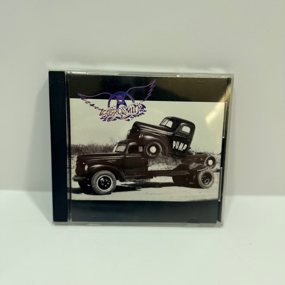 Aerosmith Pump CD Music OS Black Good Columbia House Geffen 1989 Rock